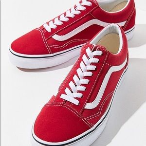 red old skool vans